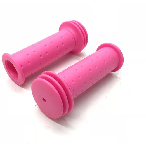 грипсы для велосипеда 90 мм резиновые Грипсы VLX G37 pink (для детского велосипеда)