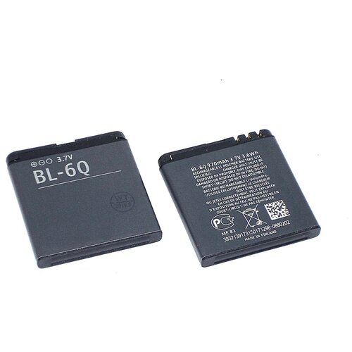 фото Аккумуляторная батарея bl-6q для nokia 6700c oem