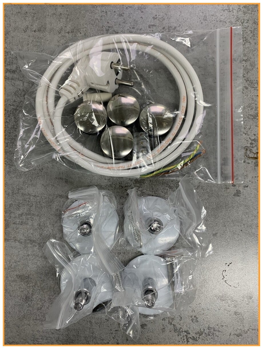 Белый матовый полотенцесушитель электрический Тругор 600 на 500 с терморегулятором и скрытым подключением Тругор Аспект Пэк сп 1 ВГП - фотография № 7