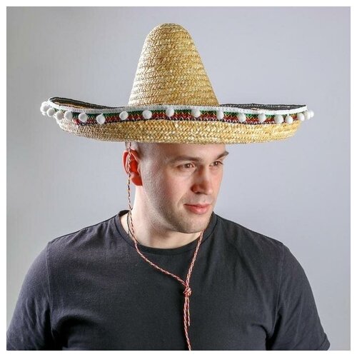 фото Карнавальная шляпа «сомбреро», р-р. 56-58 страна карнавалия
