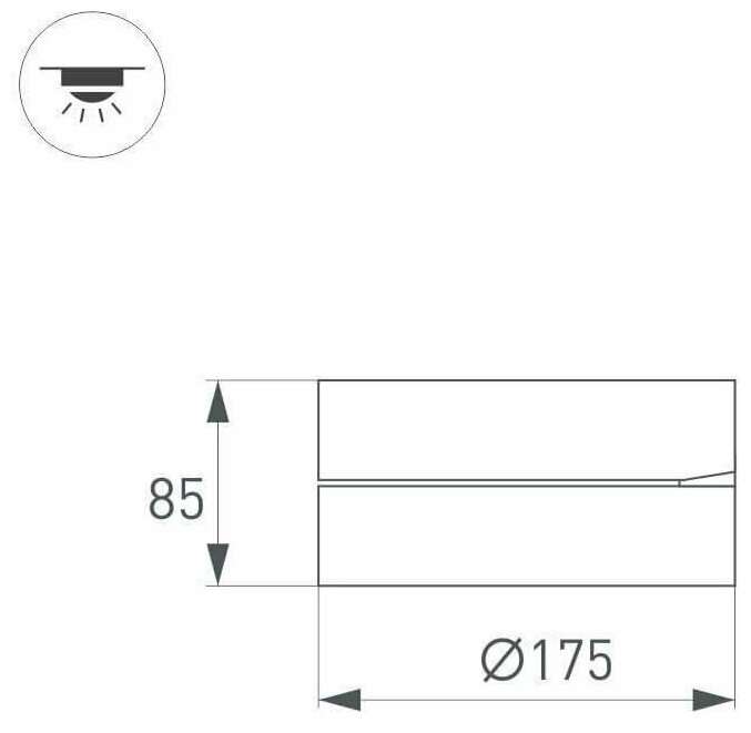 Потолочный светильник Arlight SP-RONDO-FLAP-R175-16W Day4000 (WH, 110 deg), 16 Вт, кол-во ламп: 1 шт., 4000 К, цвет арматуры: белый, цвет плафона: белый - фотография № 7