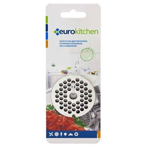 Решетка Eurokitchen GR1-4,5 для мясорубки/кухонного комбайна, 53 мм, диаметр отверстий 4,5 мм