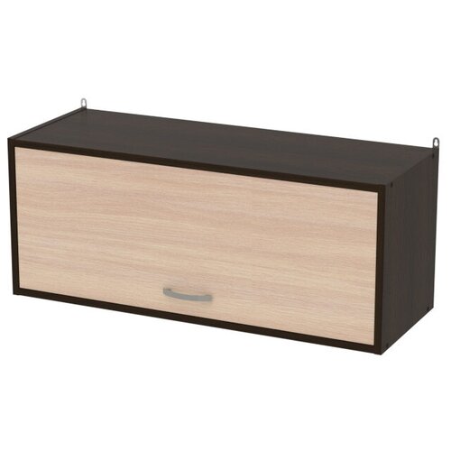 Навесная полка Меб-фф Навесная полка ПП-57+ДВ-57 цвет Венге+Дуб Молочный 90/33/37 см