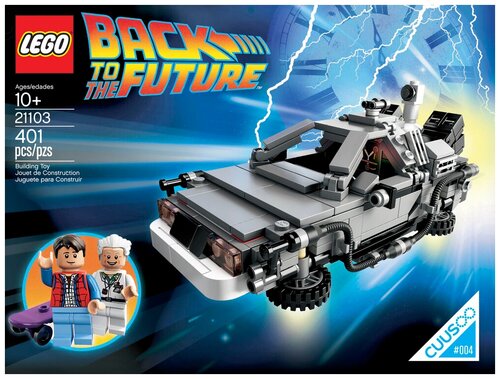 Конструктор LEGO Cuusoo 21103 Назад в будущее: DeLorean машина времени, 401 дет.