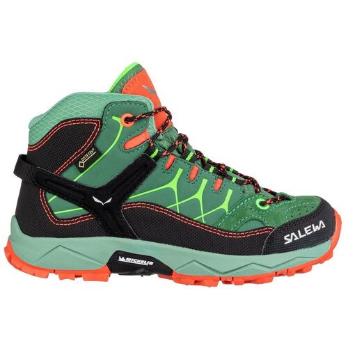 Кроссовки детские Salewa Alp Trainer Mid Gore-Tex Myrtle/Tender Shot (EUR:29)