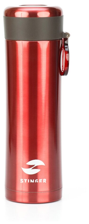 Термос Stinger (0,42 литра) с ситечком, красный, шт HW-420-32-7620