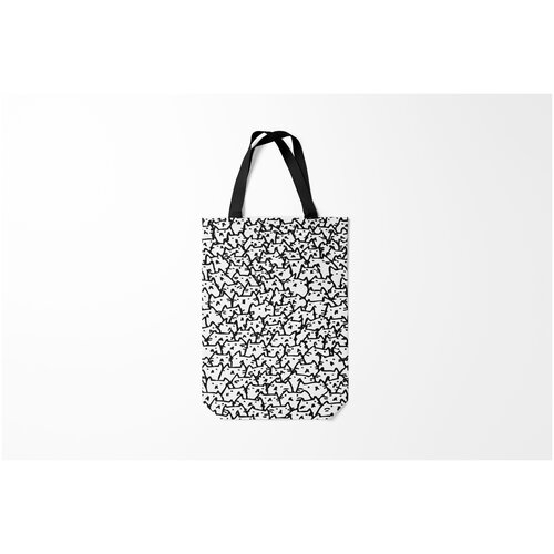 фото Сумка-шоппер / 31х42 см / звери / коты и кошки котики burnettie