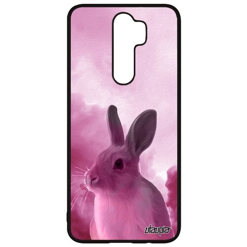 фото Красивый чехол для телефона // xiaomi redmi note 8 pro // "кролик" трус дизайн, utaupia, розовый
