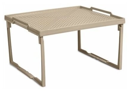 Настольная подставка Violet лофт, пласик, бежевая, 29,5х26х16,5 см — фото 1