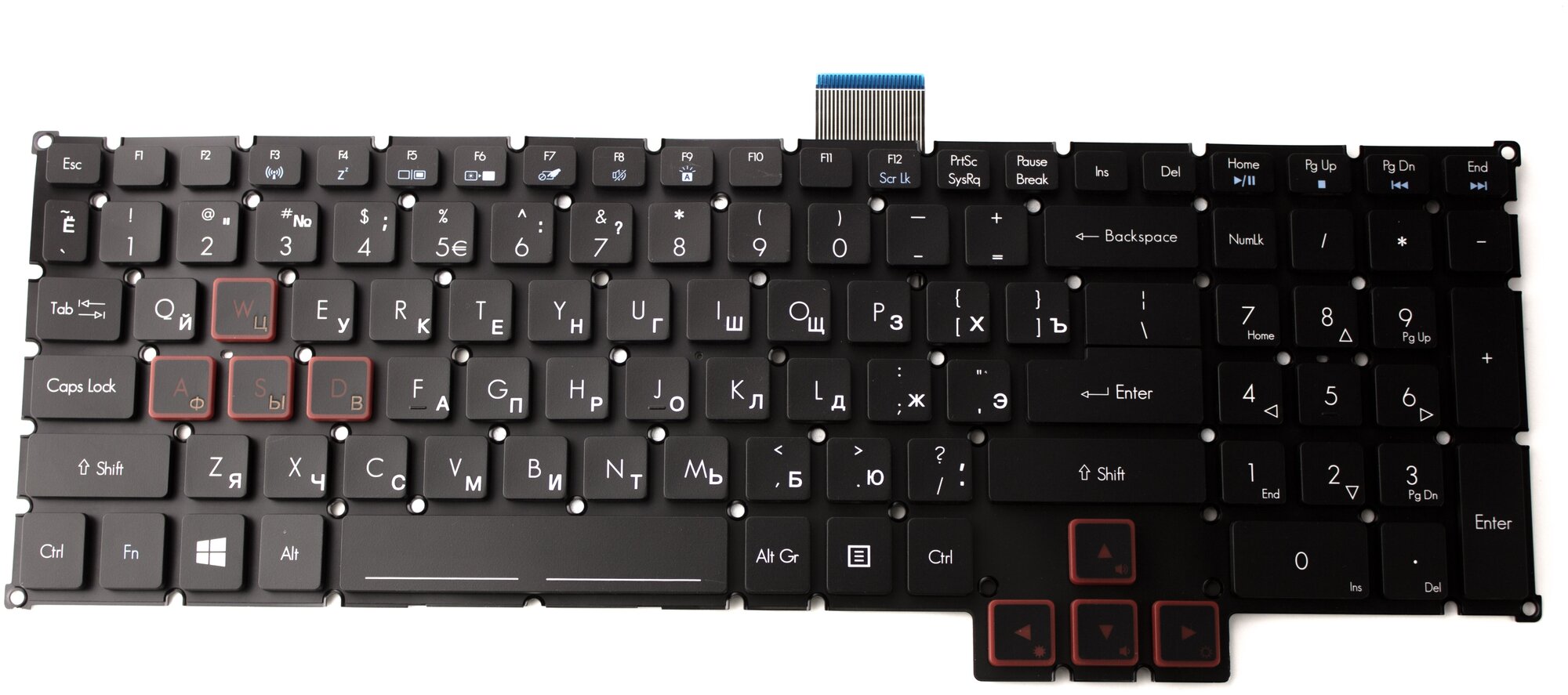 Клавиатура для ноутбука Acer G9-591 G9-791 с подсветкой Pn NKI1513025 0KN0-EX2UI12 3299₽