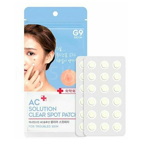 Маска-патч G9SKIN AC SOLUTION ACNE CLEAR SPOT PATCH (SACHET TYPE)