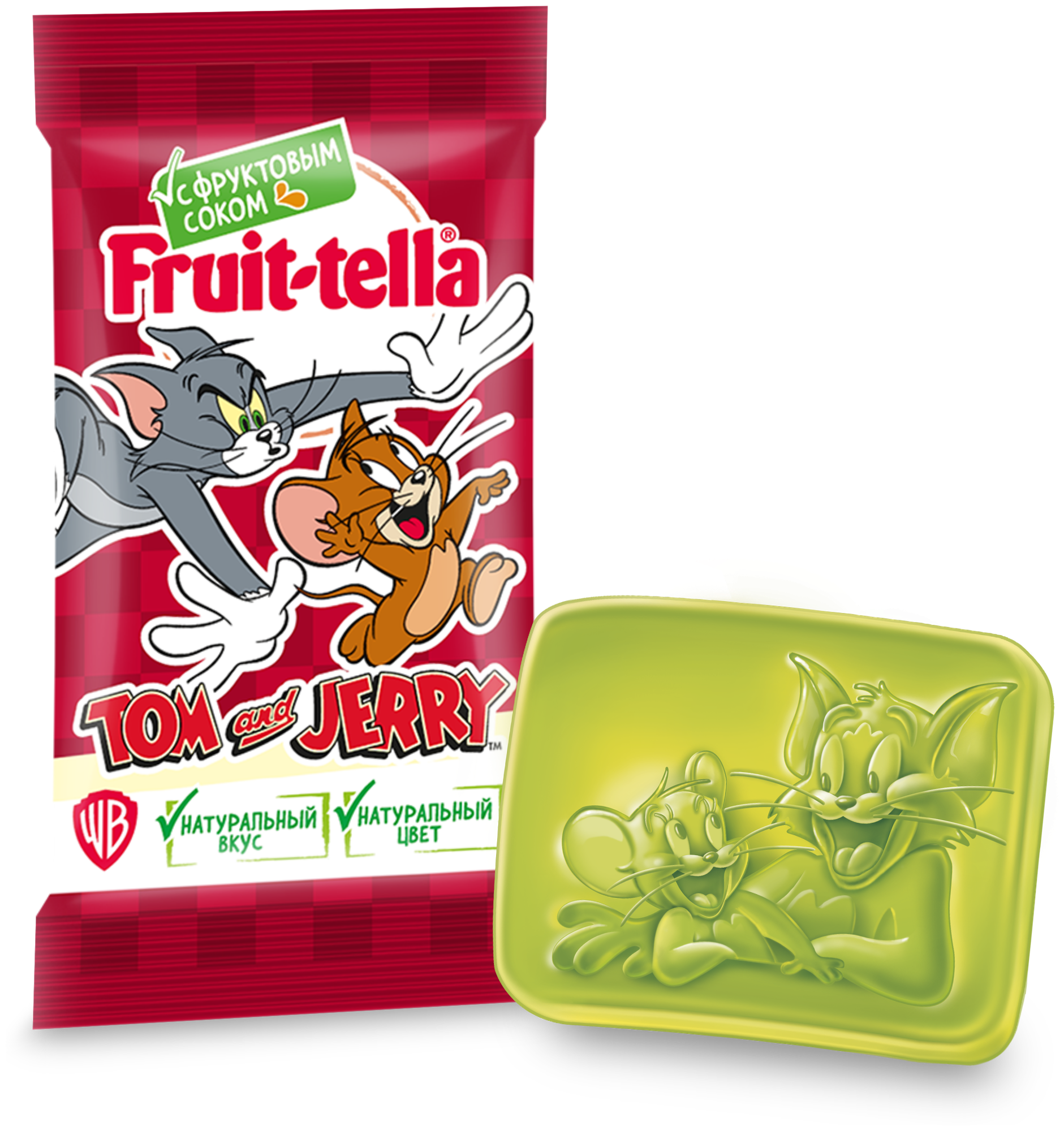 Мармелад жевательный Fruittella 2Д-Мини Tom&Jerry, 120 г - фотография № 2