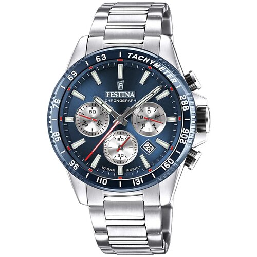 Наручные часы FESTINA Timeless Chrono, мультиколор, серебряный наручные часы festina наручные часы festina f20419 2 золотой