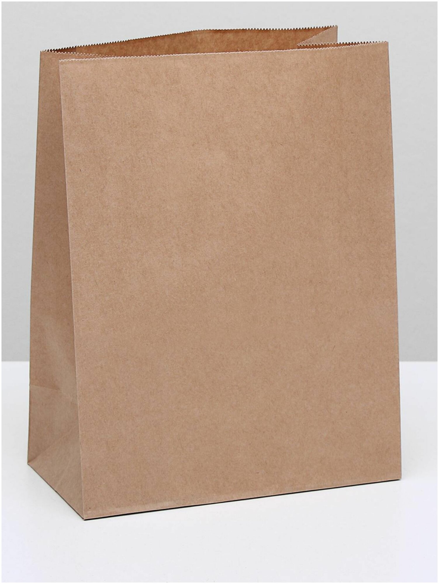 Пакеты бумажные крафт / 32х16 см / для завтраков / для упаковки / 50 шт
