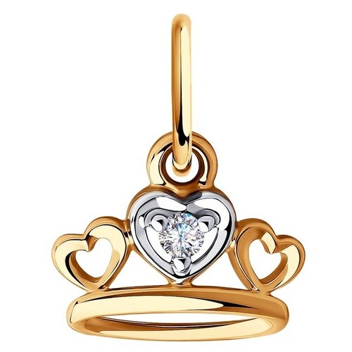 фото Diamant подвеска из золота с фианитом 51-130-00745-1