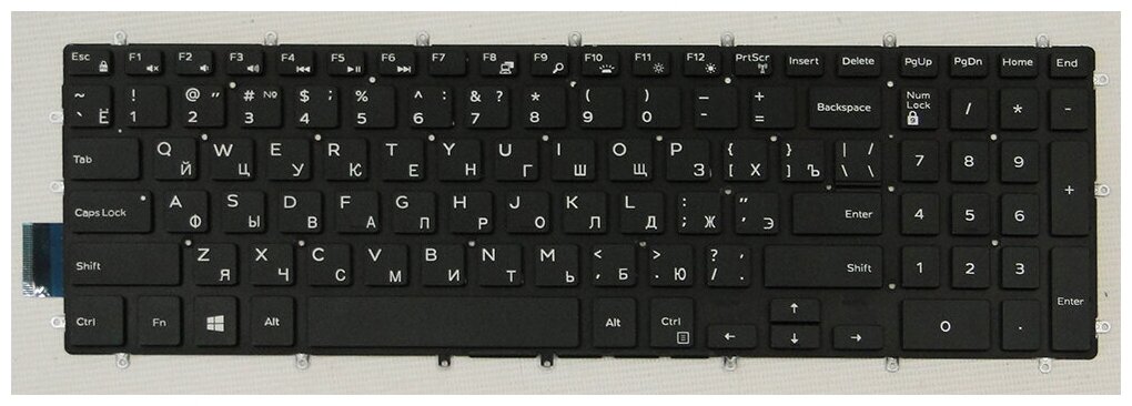 фото Клавиатура для ноутбука Dell Inspiron G3 15-5565, 15-5570, 15-7566, 17-5775, G3 15-3579, 15-3779, G5