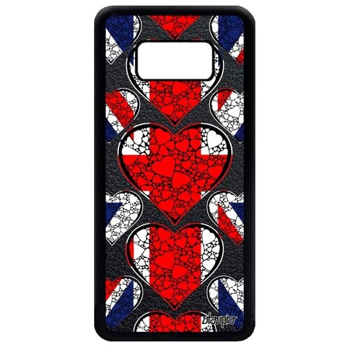 фото Защитный чехол для мобильного // samsung galaxy s8 // "флаг английский с сердцем" любовь патриот, utaupia, цветной