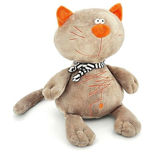Мягкая игрушка «Кот Батон», цвет серый, 30 см мягкая игрушка leosco кот лежащий серый 30 см серый