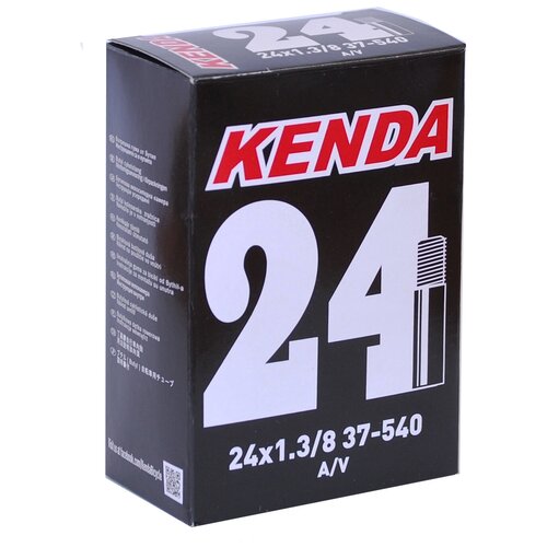 Велокамера Kenda 24x1.3/8 (32/40-540/541) A/V велокамера kenda 24x1 25 23 540 a v