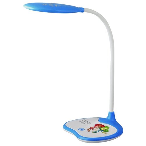 Лампа настольная светодиодная эра фиксики nled-433 6вт диммер синий 9117₽