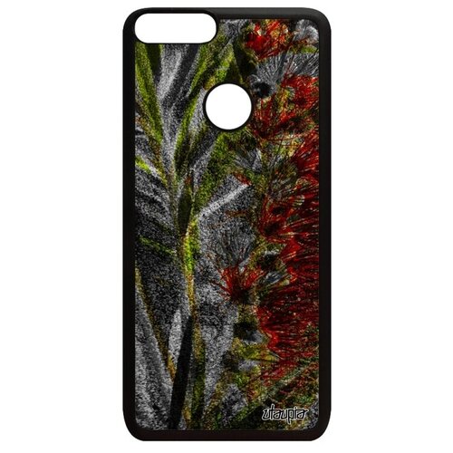 фото Защитный чехол на смартфон // huawei p smart 2018 // "экзотик" флора лепестки, utaupia, цветной