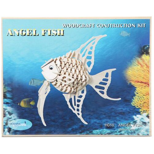 фото Сборная модель shantou "ангельская рыбка", 23х37 см (г34572) кнр