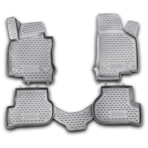 фото Коврики 3d в салон vw golf vi 04/2009->, 4 шт. (полиуретан) element