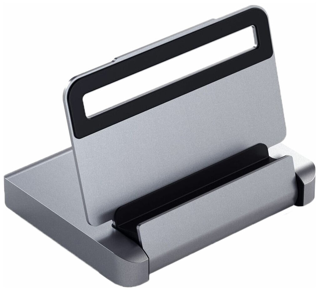 Хаб-Подставка Satechi Aluminum Stand Hub for iPad Pro - Space Gray. Материал алюминий. Цвет серый космос (ST-TCSHIPM)
