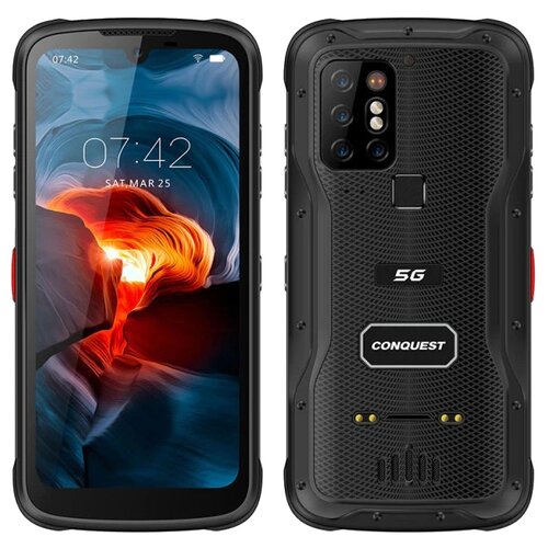 Смартфон Conquest S20 5G 8256 ГБ Global Dual nano SIM черный 6890000₽