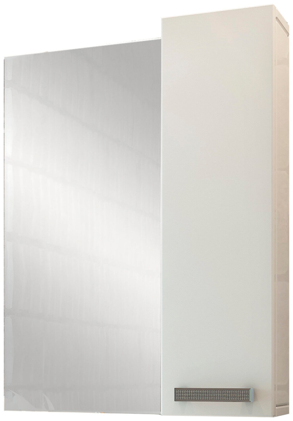 Зеркало для ванной со шкафом EvaGold Slim 50 №4 белое - фотография № 16