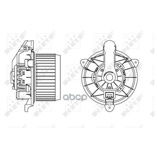 Вентилятор салона, NRF 34167 (1 шт.)