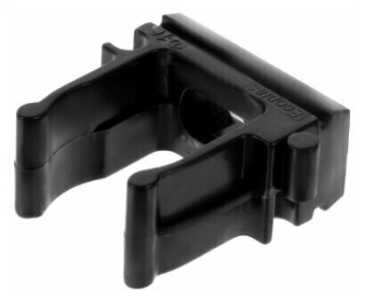 фото Держатель-клипса для труб Экопласт D16 мм, цвет чёрный, 20 шт.