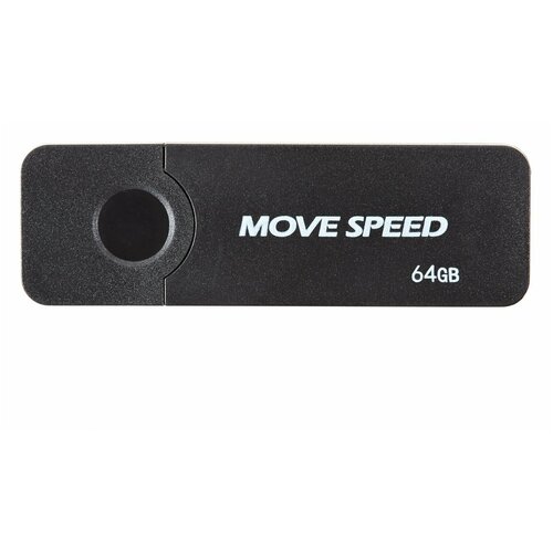 USB Flash Drive 64Gb - Move Speed KHWS1 Black U2PKHWS1-64GB
