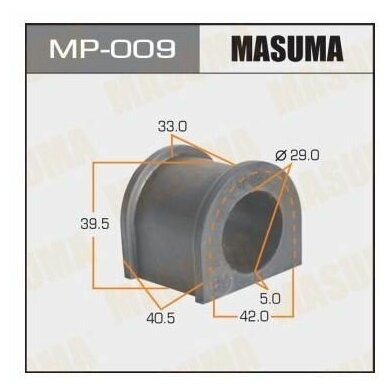 Втулка стабилизатора masuma /front/ land cruiser mp009