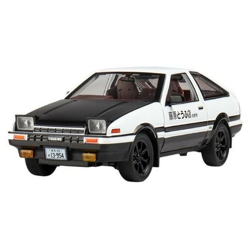 Металлическая инерционная машинка Toyota Trueno AE86, масштаб 1:20, длина 22 см.