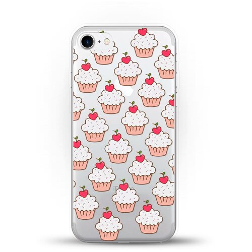 фото Силиконовый чехол капкейки на apple iphone se (2020) andy & paul
