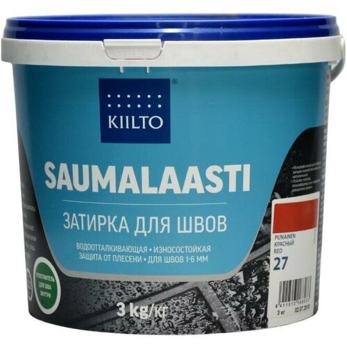 Затирка KIILTO Saumalaasti, 3 кг, красный 27