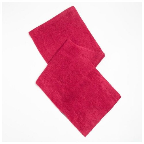 фото Шарф трикотажный, цвет малиновый, размер 23х160 rossini