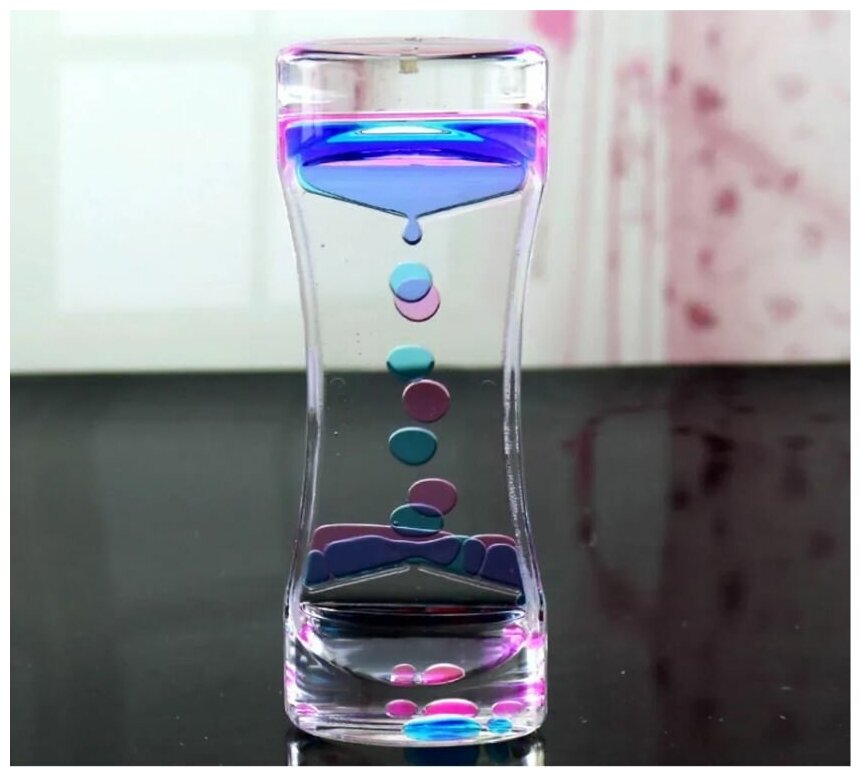 фото Антистресс жидкие часы/ Гелевые песочные часы