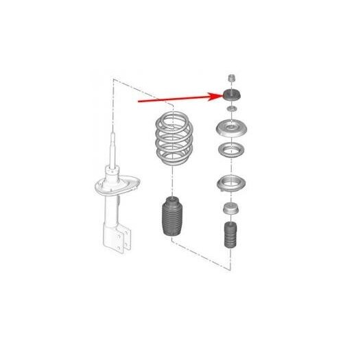 Опора аммортизатора Citroen / Peugeot 5033F7 Citroen / Peugeot: 5033F7 Peugeot Grand Raid. Peugeot Grand Raid Фургон.