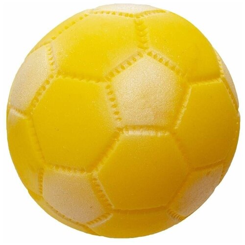 Yami Yami игрушки Игрушка для собак Мяч футбольный , желтый, 72мм Y-С003-35 85ор54, 0,07 кг