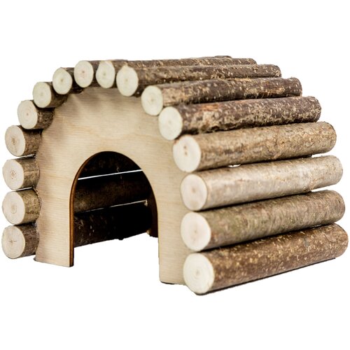 Домик для грызунов, крыс, морских свинок, шиншил 23х20х17см, Zoobaloo