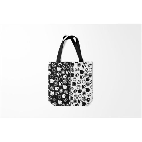 фото Сумка-шоппер / 40х40 см / аниме / 7 смертных грехов эмблемы burnettie