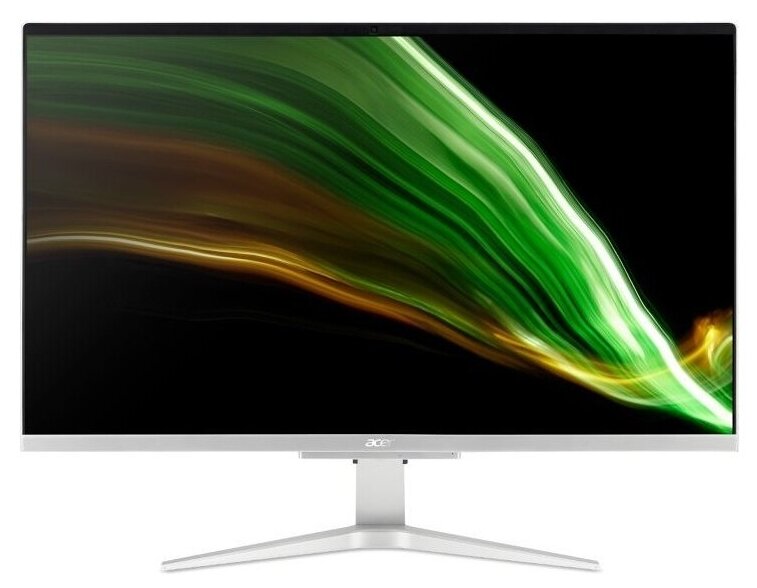 27 Моноблок Acer Aspire C27-1655 1920x1080 Intel Core i5-1135G7 24 ГГц RAM 8 ГБ SSD 512 ГБ Intel Iris Xe Graphics ОС не установлена серебристый
