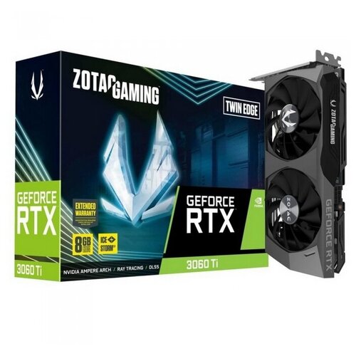Видеокарта 8 Gb Zotac GeForce RTX 3060 Ti Twin Edge (ZT-A30610E-10MLHR)