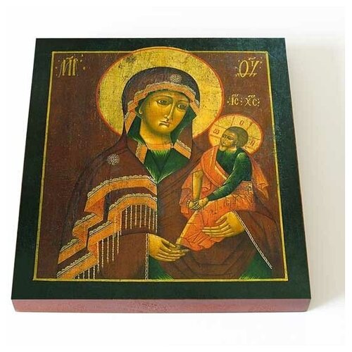 Икона Божией Матери Одигитрия Шуйская, доска 14,5*16,5 см