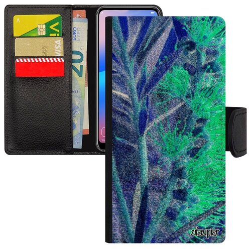 фото Защитный чехол книжка на телефон // galaxy s8 // "экзотик" рисунок стиль, utaupia, цветной