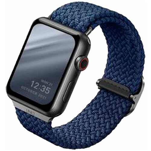 Uniq для Apple Watch All 45/44/42 mm ремешок ASPEN Strap Braided Blue