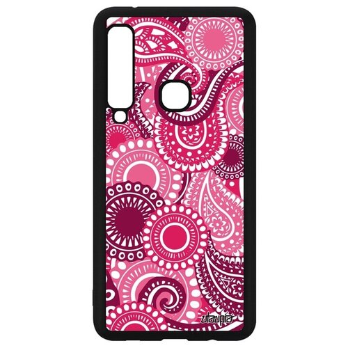 фото Качественный чехол на смартфон // galaxy a9 2018 // "кружевной узор" цветочный дизайн, utaupia, фуксия