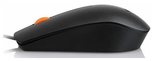 Мышь Lenovo 300 черныйоранжевый